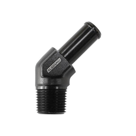 Aeroflow AF845-04ANBLK 45Deg 1/8" Npt To -4 100/450