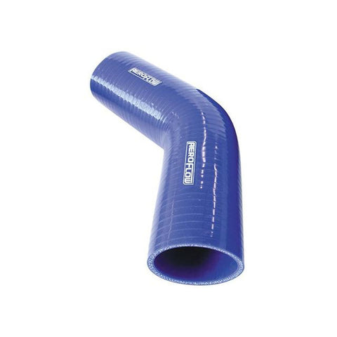 Aeroflow AF9002-300 Silicone Hose 45Deg; Blue 3.00" 76mm