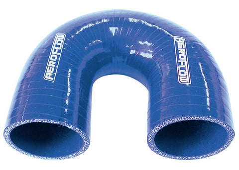 Aeroflow AF9006-300 Silicone Hose 180 Deg; Blue 3.00"