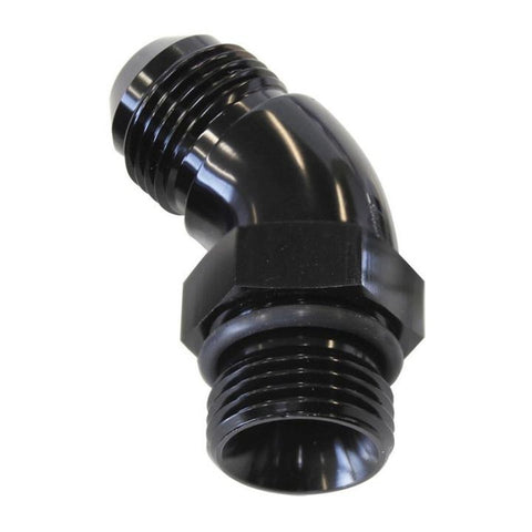 Aeroflow AF902-12BLK 45Deg -12ORB To -12AN Completwith