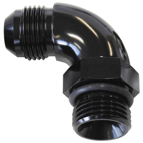 Aeroflow AF903-10-12BLK 90Deg -12ORB To -10AN Completwith