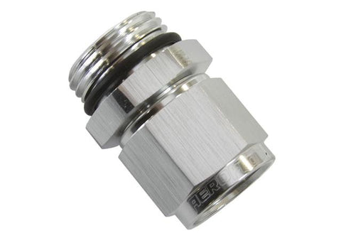 Aeroflow AF907-06-10S -1ORB To Female -6 Swivel Nut Silver