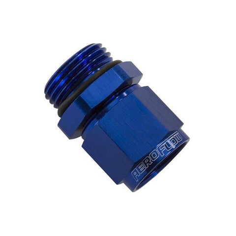 Aeroflow AF907-08-12 -12ORB To Female -8 Swivel Nut Blue