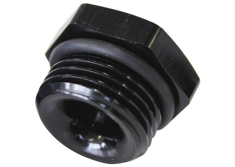 Aeroflow AF912-P12-02BLK -12ORB Port Reducer To 1/8 Npt