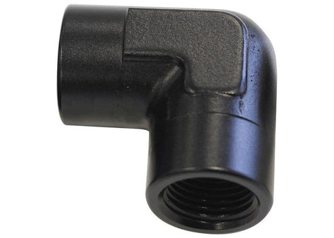 Aeroflow AF913-02BLK 90Deg Female - Female Elbow 1/8 Npt