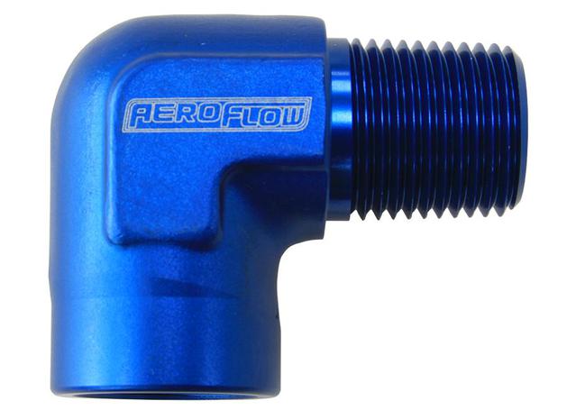 Aeroflow AF914-04 90Deg Female - Male Elbow 1/4 Npt