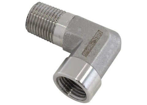 Aeroflow AF914-02SS 90Deg Female - Male Elbow 1/8Npt