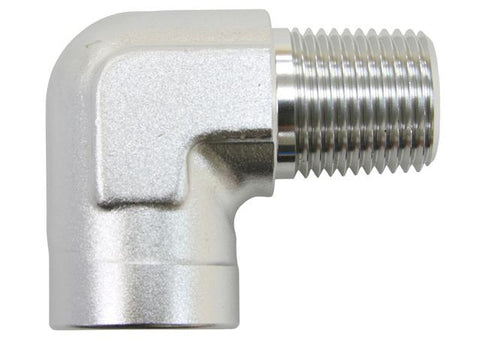 Aeroflow AF914-06S 90Deg Female - Male Elbow 3/8 Npt