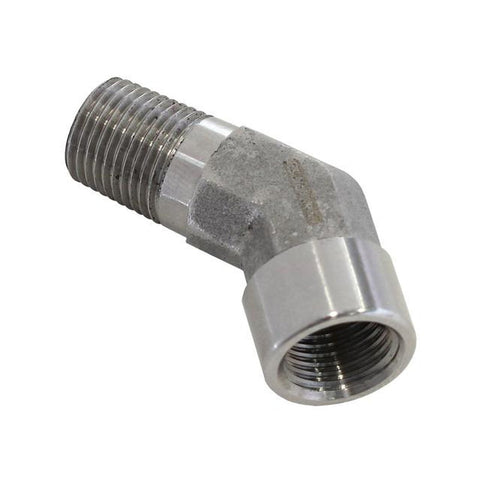 Aeroflow AF915-02SS 45Deg Female - Male Elbow 1/8Npt