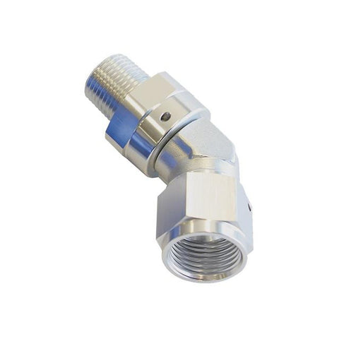 Aeroflow AF919-04-02S 45Deg 1/8" Npt To -4AN Female