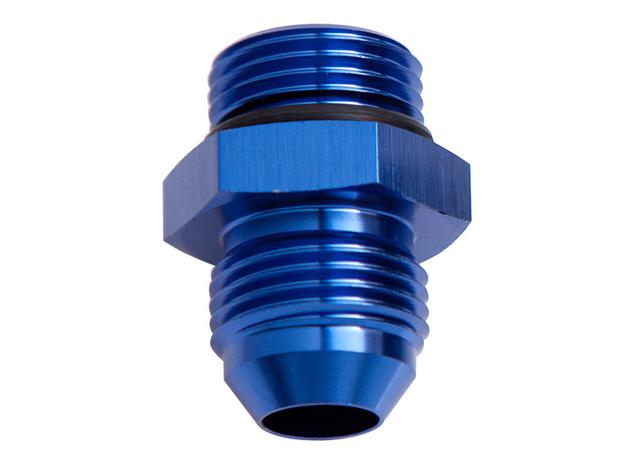 Aeroflow AF920-04 -4 ORB To -4AN Straight Blue Male To