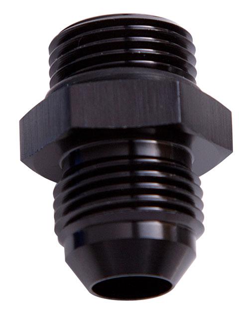 Aeroflow AF920-08BLK -8 ORB To -8AN Straight Black Male