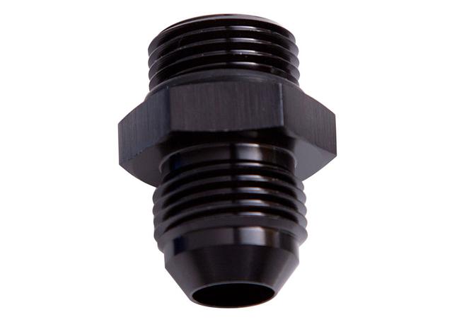 Aeroflow AF920-06-04BLK -4 ORB To -6AN Straight Black