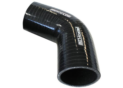 Aeroflow AF9208-250 Silicone Hose 67 Deg; Black I.D 2.50"
