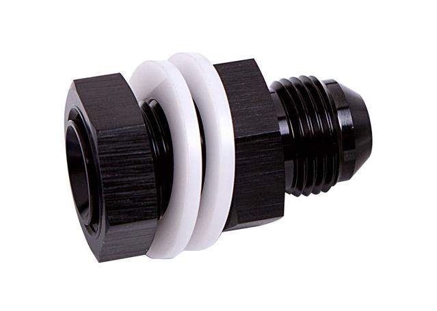 Aeroflow AF921-08BLK Fuel Cell Fitting -8AN Black Fuel