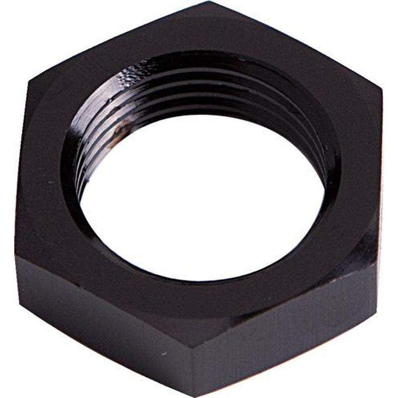 Aeroflow AF924-08BLK Bulkhead Nut -8AN Black Single Nut