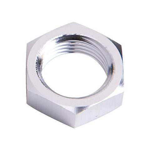 Aeroflow AF924-04S Bulkhead Nut -4AN Silver Single Nut