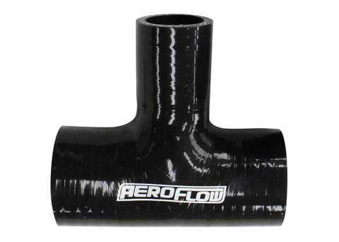 Aeroflow Silicone T Piece 2-1/2" 63mm I.D x 1" 25mm Side