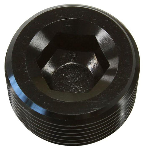 Aeroflow AF932-08BLK Npt Plug 1/2" Black 1/2" Npt