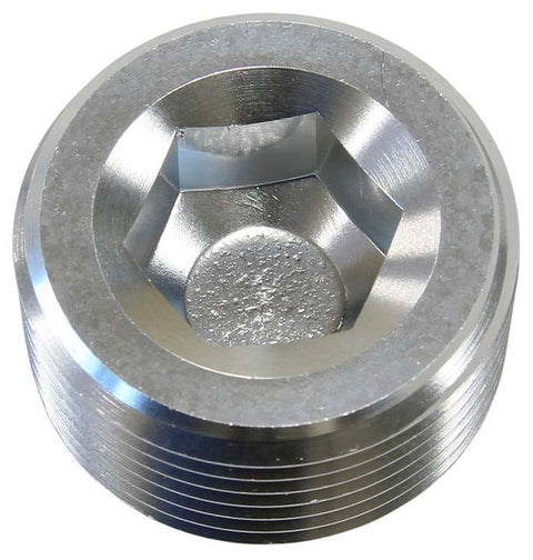 Aeroflow AF932-06S Npt Plug 3/8" Silver 3/8" Npt