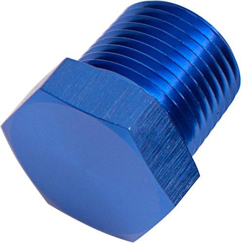 Aeroflow AF933-02 Npt Hex Head Plug 1/8" Npt Blue