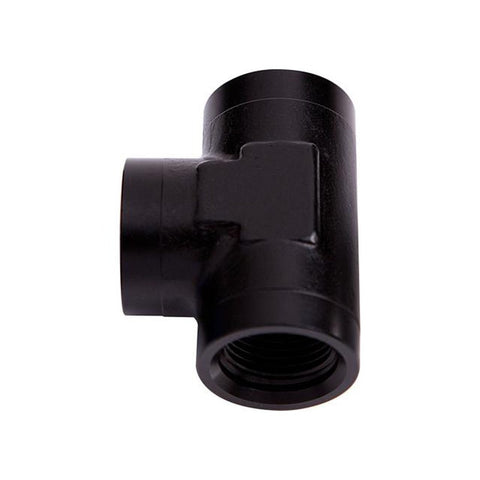 Aeroflow AF938-12BLK Female Tee -12 ORB Black 3X -12 ORB
