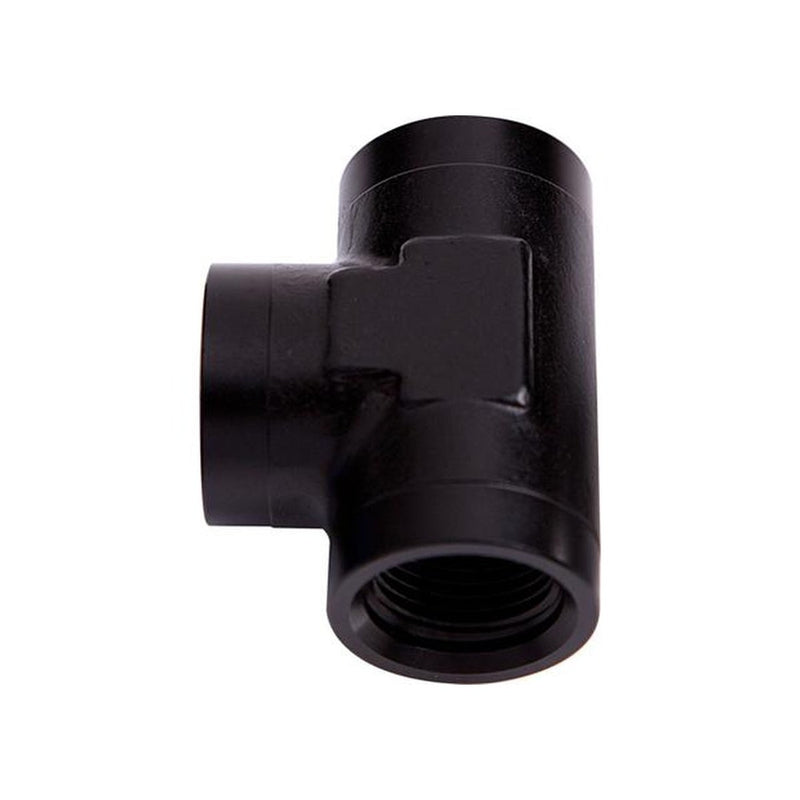 Aeroflow AF938-12BLK Female Tee -12 ORB Black 3X -12 ORB