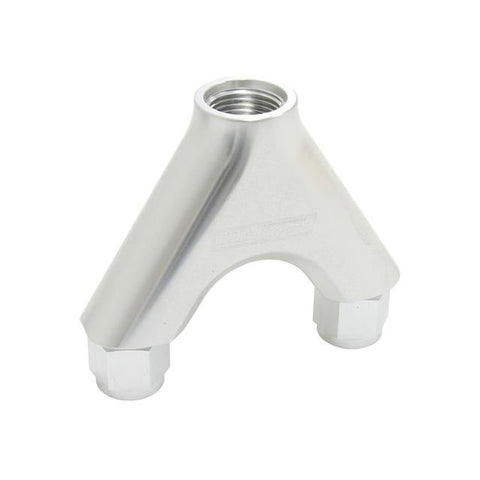 Aeroflow AF939-08-10S Billet Y-Piece 2X -8AN Female To 1X