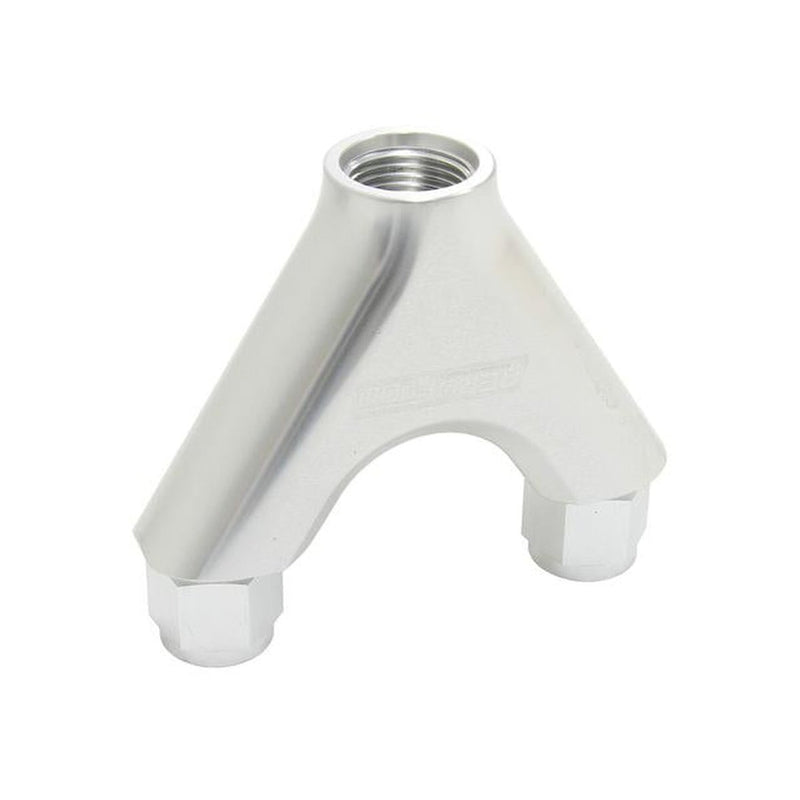 Aeroflow AF939-08-10S Billet Y-Piece 2X -8AN Female To 1X