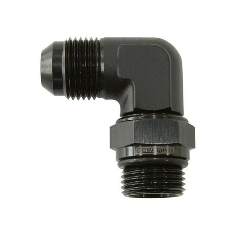 Aeroflow AF949-08BLK Male -8ORB 90 To -8AN Male Black