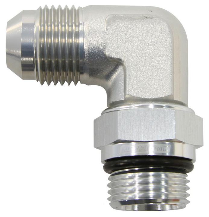 Aeroflow AF949-06-08S Male -8ORB 90 To -6AN Male Silver
