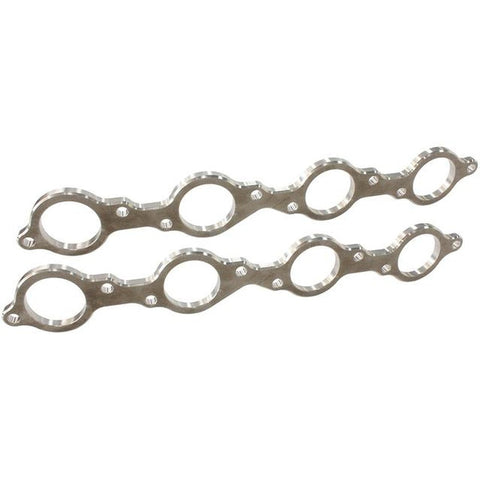 Aeroflow Header Flanges Set 2" Round Port Fits BBC
