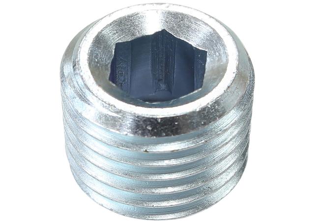 Aeroflow Npt Port Plug 1/2" Steel Zinc Coated