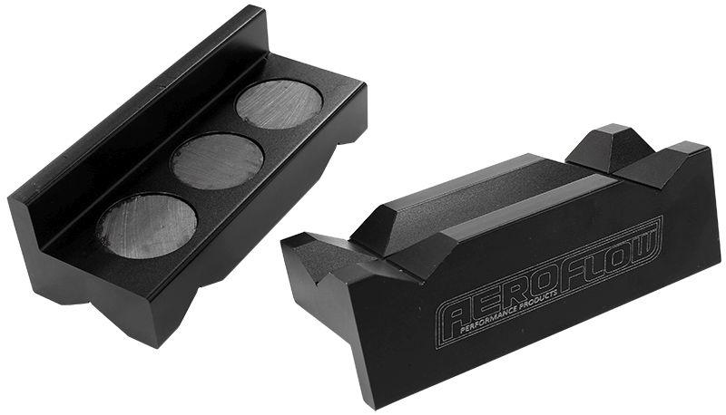 Aeroflow AF98-2001 Billet Vice Soft Jaws Alloy Black