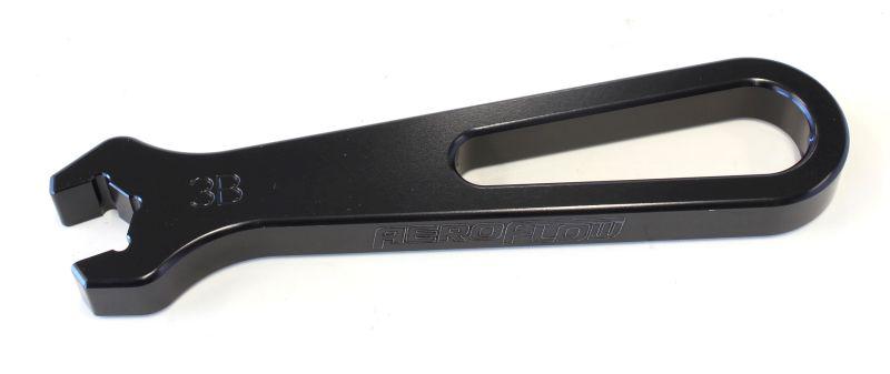 Aeroflow AF98-2005-1-03 Alloy Wrench Single -3AN Black