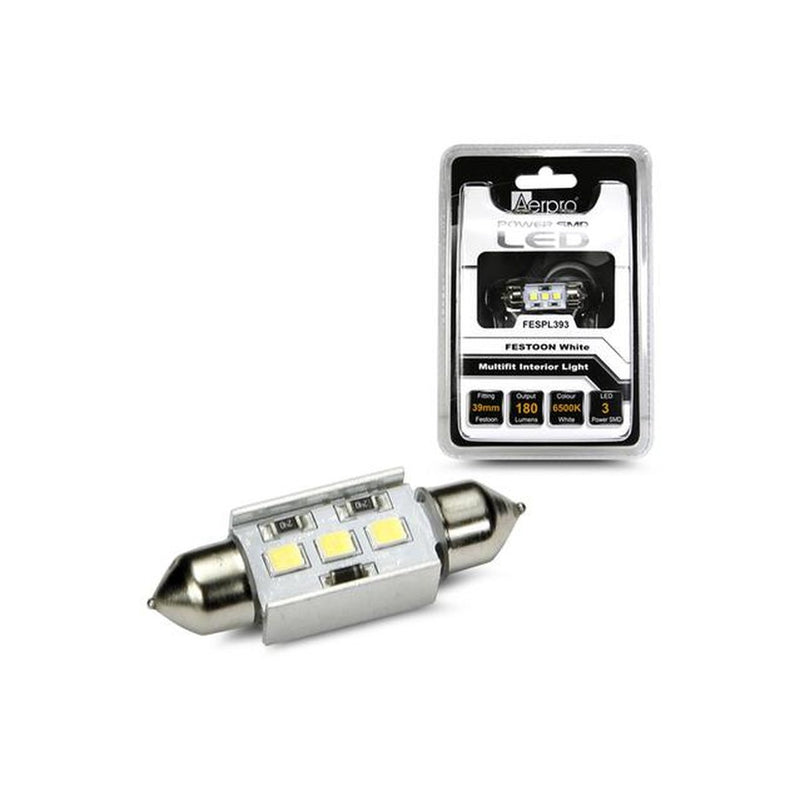 Aerpro 3 X LED Festoon Globe 39mm White FESPL393