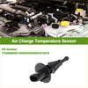 Black plastic air charge temperature sensor with cylindrical body and threaded end for 96-97 toyota 4runner 2.7l