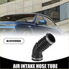 Black rubber air cleaner intake hose tube with metallic clamps for toyota pickup l4 2.4l 1984-1988 showing back side
