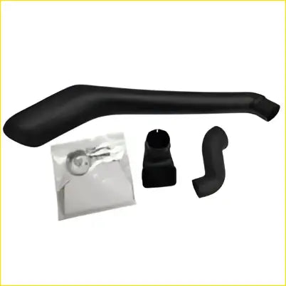 Black plastic air intake snorkel kit with three attached parts and sealed bag fit for ford ranger diesel 2011-2020