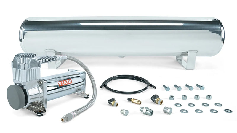 Air Lift 27802 4 Gal. Polished Tank w/ Viair 444c Chrome