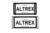 Altrex Number Plate Cover US/International Black With