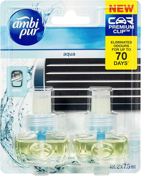 Ambi Pur Air Freshner Refill 7.5ml Aqua 2 Pack 82209404