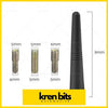 Black antenna aerial stubby bee sting with 9mm length and threaded metallic base for nissan navara d40 d23