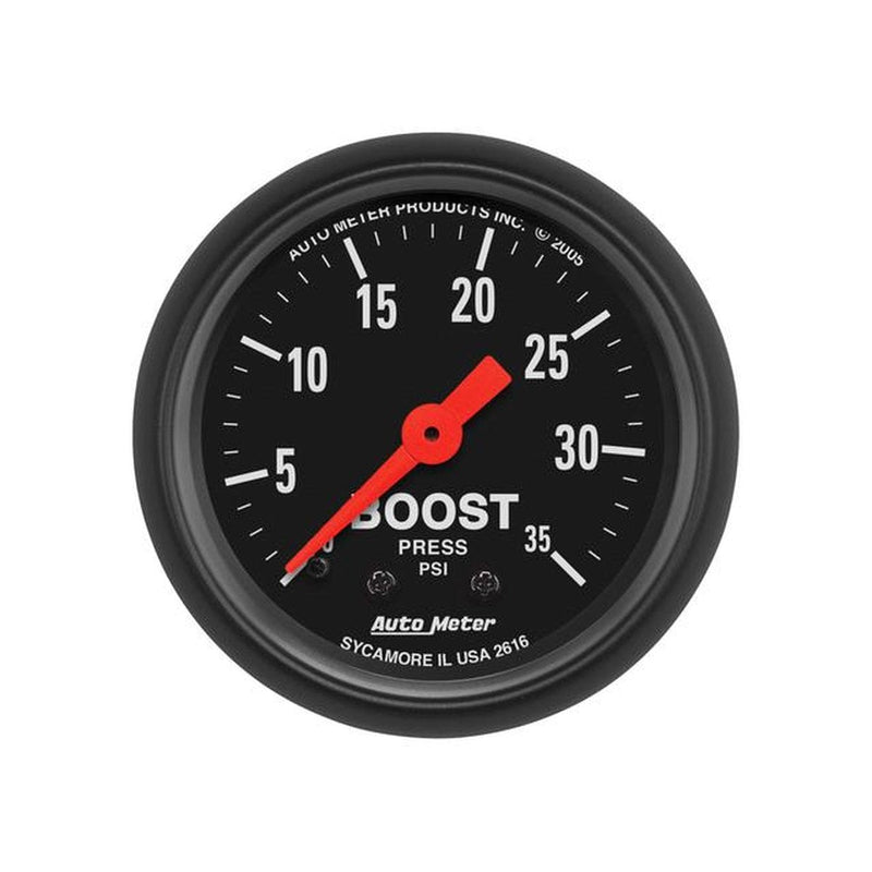 Autometer Z-Series 2-1/16in Boost Gauge 0-35 PSI