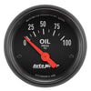 Autometer Z-Series 2-1/16in Oil Pressure Gauge 0-100 PSI