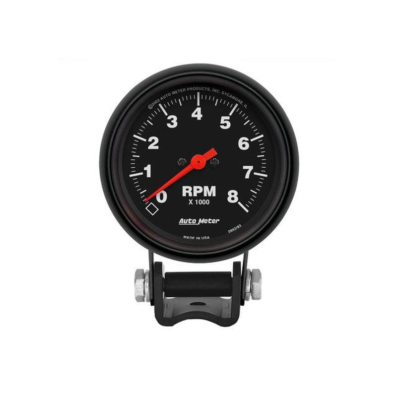 Autometer Z-Series 2-5/8in Tacho Gauge 8,000rpm Pedestal