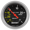 Autometer Sport-Comp 2-5/8in Boost/Vacuum Gauge 30in/Hg