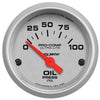 Autometer Ultra-Lite 2-1/16in Oil Pressure Gauge 0-100