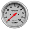 Autometer Ultra-Lite 5in Tacho Gauge 10,000rpm In Dash