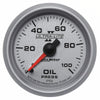 Autometer Ultra-Lite II 2-1/16in Oil Pressure Gauge 0-100